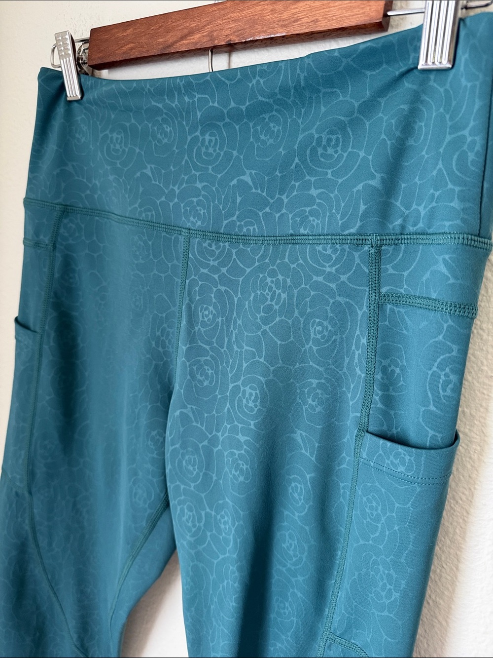 Zyia Active Dark Teal Leggings - Picture 2 of 5